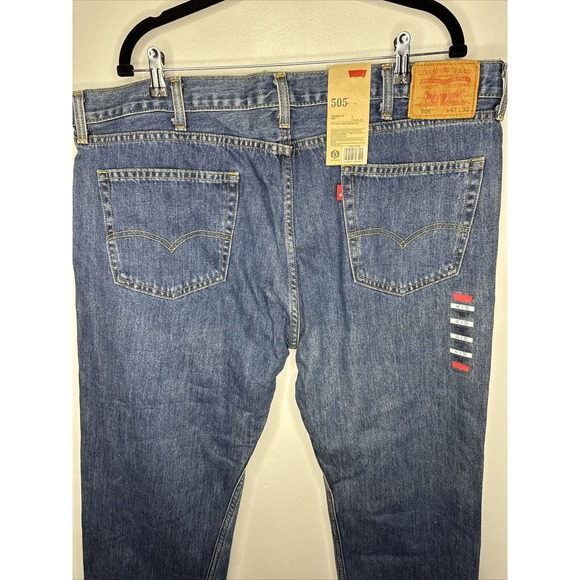 Levi's Other - Levi’s 505 Straight Fit 42x32 Denim Jeans NWT